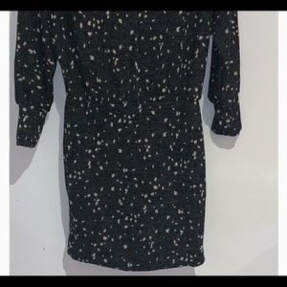 All in Favor black polka dot dress size small. - Picture 2 of 2